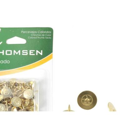 Imagem de Percevejo Thomsen Latonado Cartela Com 50 Pecas Pl-012
