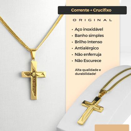 Imagem de Perfeito, aqui estão os 30 títulos: grosso católico hip hop casual fé estiloso cruz religioso qualidade premium dourado