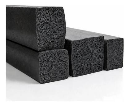 Imagem de Perfil De Borracha Esponjoso Vedação Macio 20x20mm - 10m
