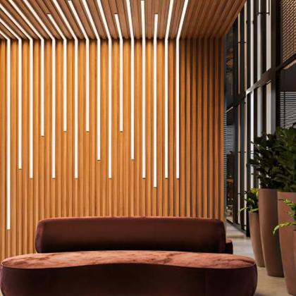 Imagem de Perfil De Led Embutir 24mm Slim 2m De Aluminio Para Gesso Branco