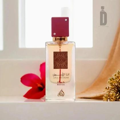 Perfume Arabe Ana Abiyedh Rouge Lattafa Eau de Parfum 60ml Luxo