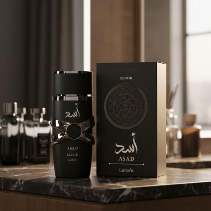 Imagem de Perfume Arabe Asad Elixir Lattafa 100ml Masculino, Importado, Original