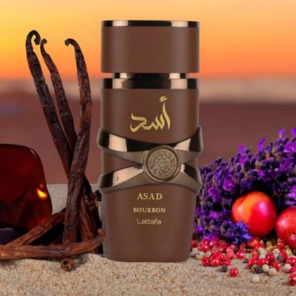 Imagem de Perfume Árabe Masculino Asad Bourbon 100ml Lattafa  Original  Importado