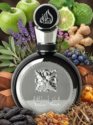 Imagem de Perfume Arabe Masculino Lattafa Fakhar Black 100ml Edp  Original  Importado