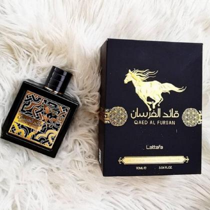 Imagem de Perfume Árabe Masculino Qaed Al Fursan Lattafa 90ml  Original  Importado