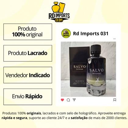 Imagem de Perfume Árabe Salvo Intense Maison Alhambra Eau De Parfum 100ml Original