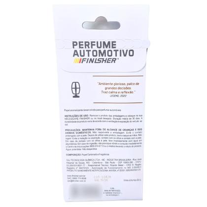 Imagem de Perfume automotivo papel pendura aromatizante finisher dura 30 dias