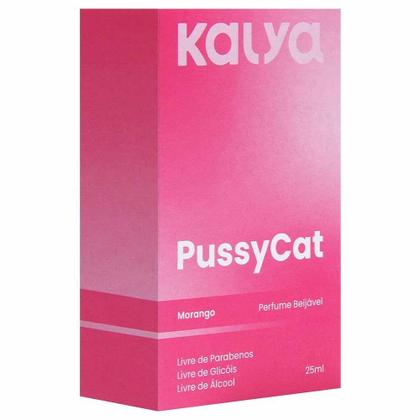 Imagem de Perfume Beijável Feminino Pussycat Aroma e Sabor Morango 25ml