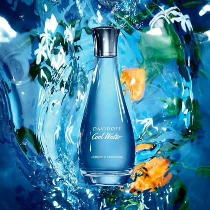 Perfume Davidoff Cool Water Woman EDT frasco feminino azul