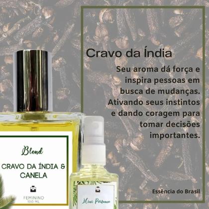 Imagem de Perfume Cravo da Índia e Canela 100ml Feminino - Blend de Óleo Essencial Natural + Presente