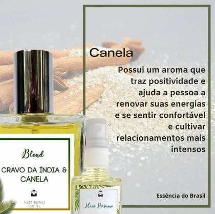 Imagem de Perfume Cravo da Índia e Canela 100ml Feminino - Blend de Óleo Essencial Natural + Presente