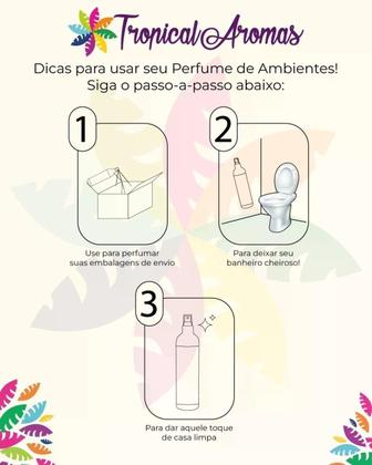 Imagem de Perfume de Ambiente Spray Lavanda Tropical Aromas 240ml