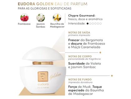 Imagem de Perfume Eudora Golden Feminino Eau de Parfum 75ml