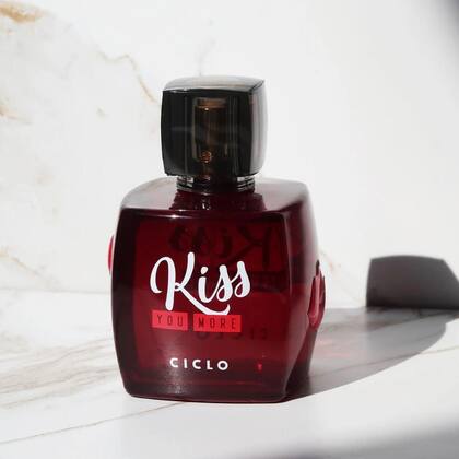 Imagem de Perfume Feminino Deo Colônia Kiss You More Caixa 100ml Ciclo Cosméticos