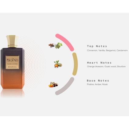 香水(男性用) Khadlaj  Vanilla Dunes Perfume Khadlaj Island Vanilla Dunes Extrait De Parfum 100ml