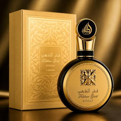 Imagem de Perfume Lattafa Fakhar Gold Extrait 100ml EDP Unissex Original