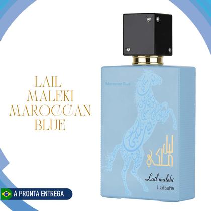 Perfume Lattafa Lail Maleki Moroccan Blue Eau De Parfum 100 Ml