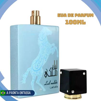 Perfume Lattafa Lail Maleki Moroccan Blue Eau De Parfum 100 Ml