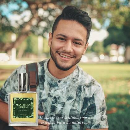 Imagem de Perfume Manjerona Herbal Masculino 50ml - Natural e Vegano