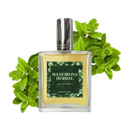 Imagem de Perfume Manjerona Herbal Masculino 50ml - Natural e Vegano