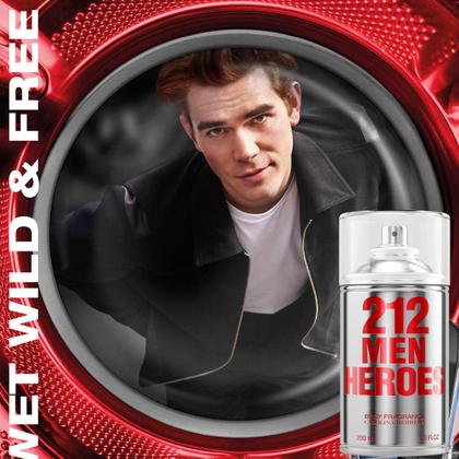 Imagem de Perfume Masculino 212 Heroes Men de Carolina Herrera Body Spray 250ml
