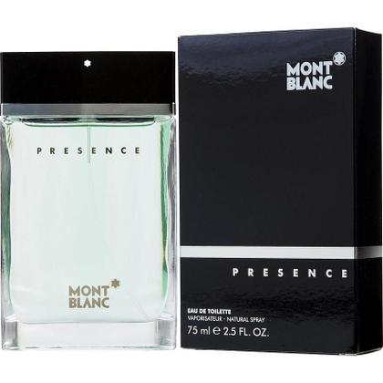 Imagem de Perfume Masculino Mont Blanc Presence Mont Blanc Eau De Toilette Spray 75 Ml