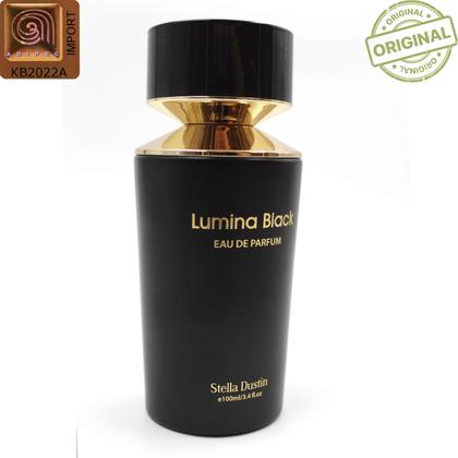 Imagem de Perfume Masculino Stella Dustin Lumina Black Edp 100Ml Original, Lacrado, com Selo Adipec
