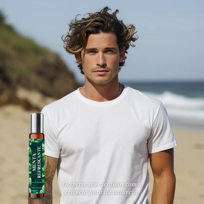 Imagem de Perfume Menta Refrescante Homem 100ml + Spray 10ml Natural