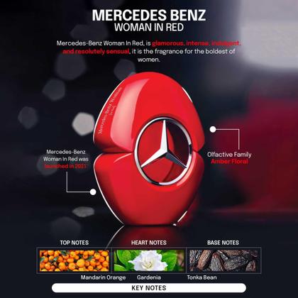 Imagem de Perfume Mercedes-Benz Woman Red Eau de Parfum 90ml para mulheres