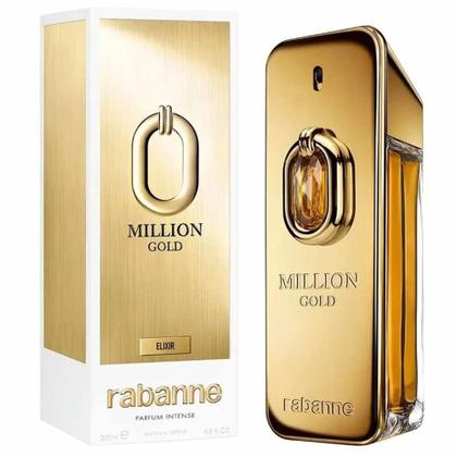 Imagem de Perfume Million Gold Elixir Parfum Intense Masculino Rabanne 200ml