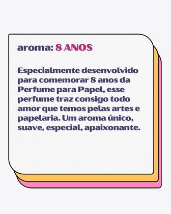 Imagem de Perfume para Papel Aroma 8 Anos 30ml Artesanato e Papelaria