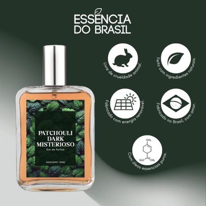 Imagem de Perfume Patchouli Dark Misterioso Homem 100Ml + Roll On 10Ml