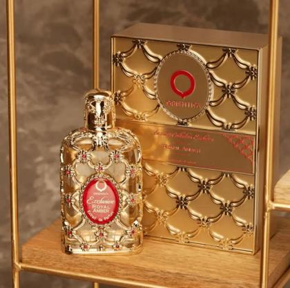 Imagem de Perfume Royal Amber Luxury Collection Orientica 80 Ml Eau De Parfum Feminino Arabe Original Lacrado