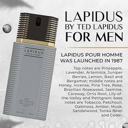 Imagem de Perfume Ted Lapidus Pour Homme 100 Ml Eau De Toilette Edt Masculino Original