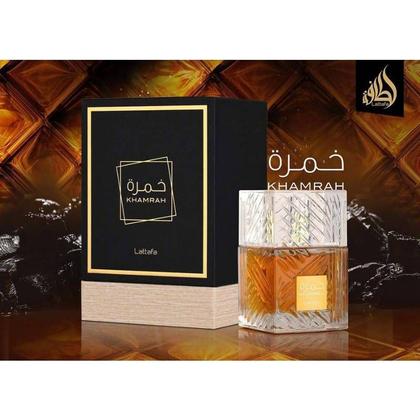 Imagem de Perfume Unissex Khamrah de Lattafa Eau de Parfum 100ml Árabe