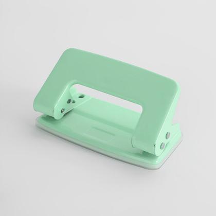 Imagem de Perfurador De Papel Com Furo Duplo Metal Tons Pastéis