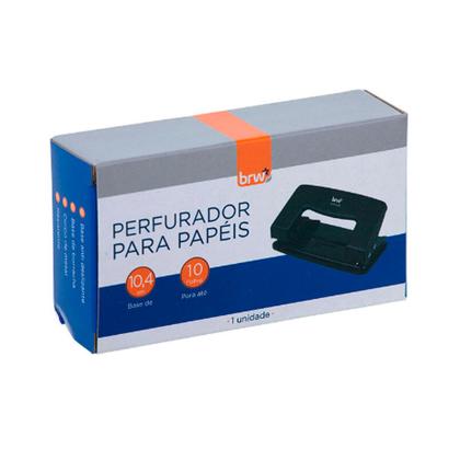 Imagem de Perfurador de papel Pequeno BRW 02 furos 10fls PF1000 01un