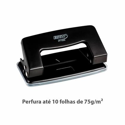 Imagem de Perfurador de papel Pequeno BRW 02 furos 10fls PF1000 01un