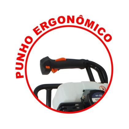 Imagem de Perfurador de Solo 2T 52CC 2,5HP com Broca 80x20cm VPS520 Vulcan Trent