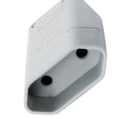 Perlex Perlex Pino Femea 2P 10A Cinza 1042 - Kit C/10 Pc - Plugs e Adaptadores ...