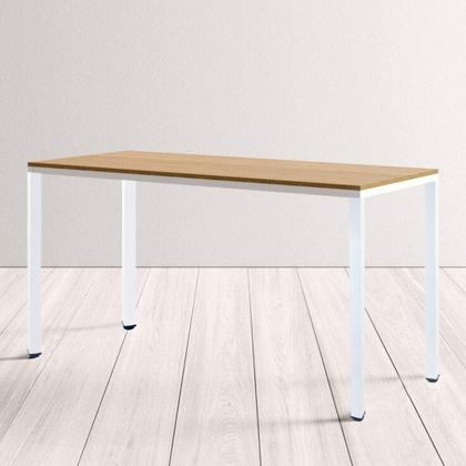Imagem de Pernas de mesa de metal ajustáveis QLLY 76 cm brancas, conjunto de 4