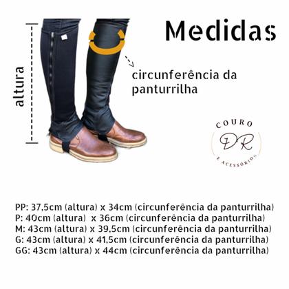 Imagem de Perneira para montaria e cavalgada em neoprene