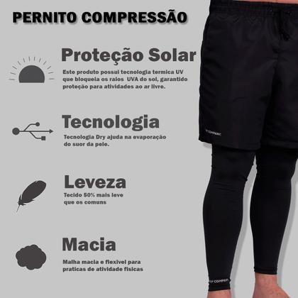Imagem de Pernito Termico Esporte Bike Ciclista Ciclismo Mtb uv 50
