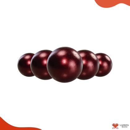 Imagem de Perola Inteira Com Furo 10mm Em Abs Com 500Gr