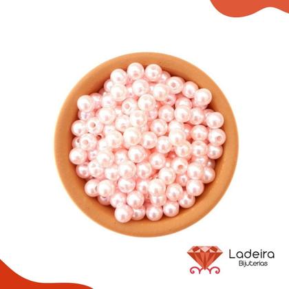 Imagem de Perola Inteira Com Furo 10mm Em Abs Com 500Gr