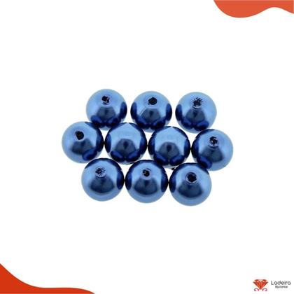 Imagem de Perola Inteira Com Furo 10mm Em Abs Com 500Gr
