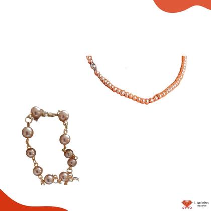 Imagem de Perola Inteira Com Furo 10mm Em Abs Com 500Gr