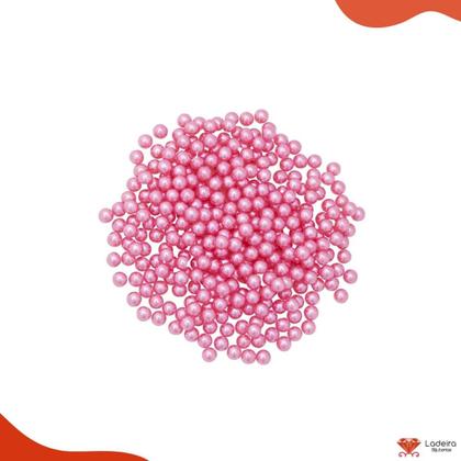 Imagem de Perola Inteira Com Furo 10mm Em Abs Com 500Gr