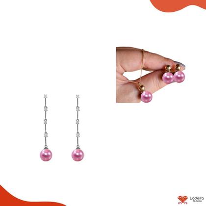 Imagem de Perola Inteira Com Furo 10mm Em Abs Com 500Gr