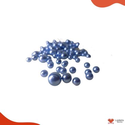 Imagem de Perola Inteira Com Furo 10mm Em Abs Com 500Gr